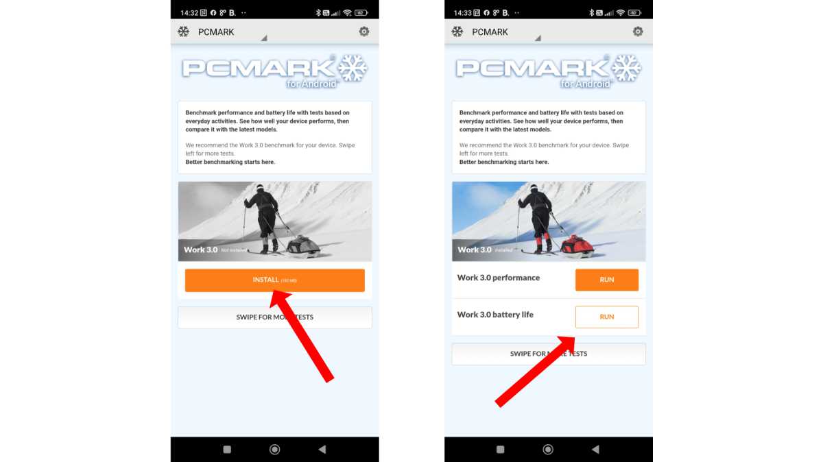PCMark benchtest for Android