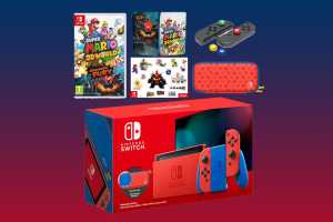 Save &pound;20 on Nintendo Switch Mario Red & Blue edition bundle