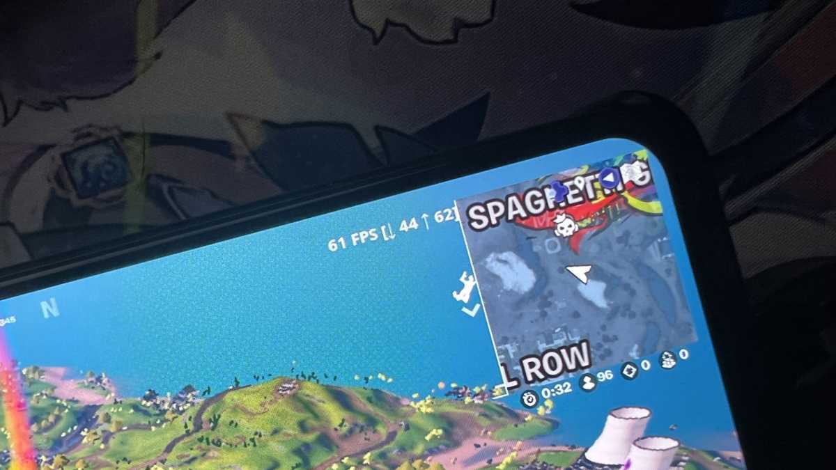 Fortnite on the ASUS ROG Phone 9 Pro Edition.