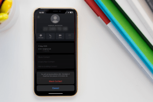 How to block a number on an iPhone